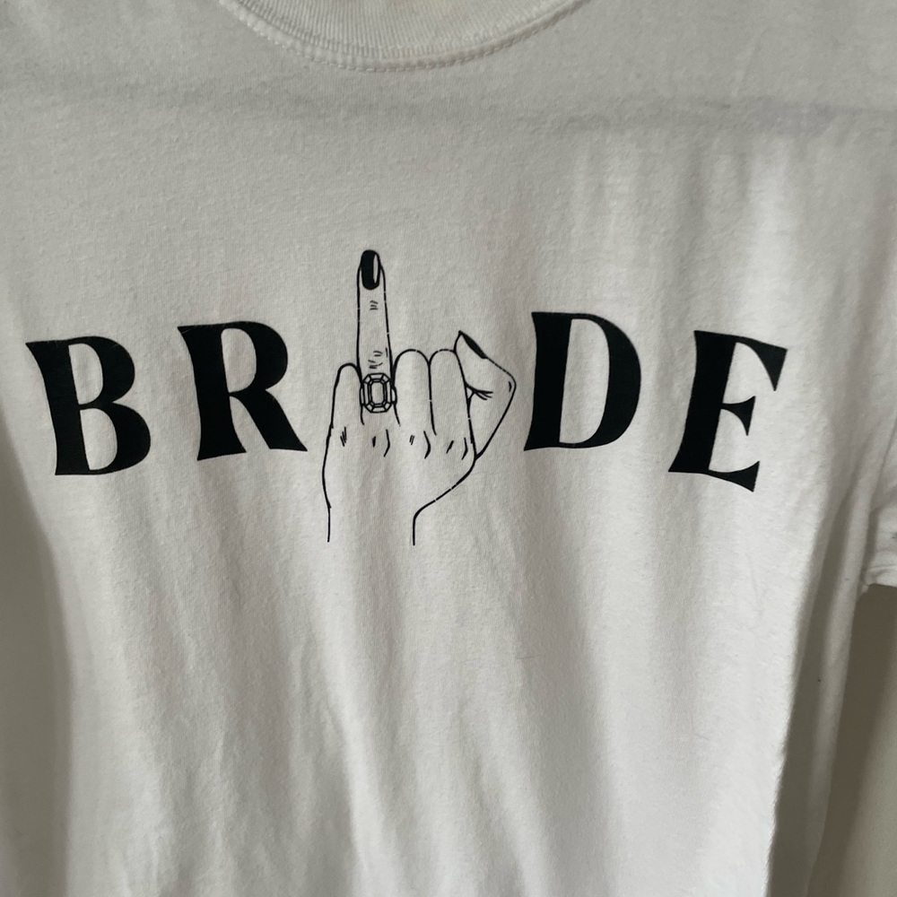 Size Small Bride White Graphic Tee - Picture 3 of 4